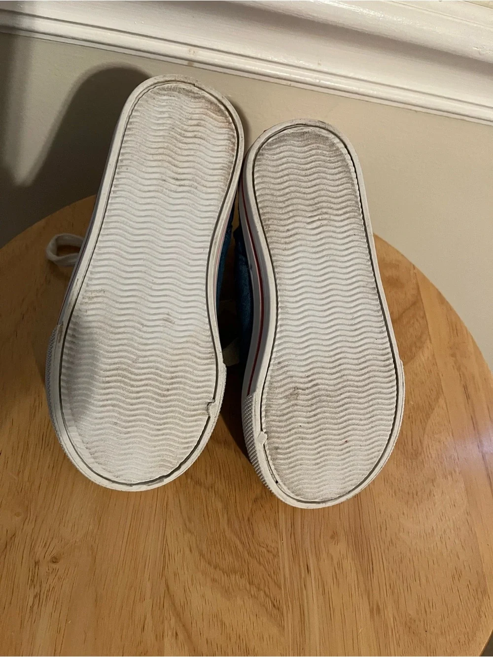 Carter’s Girls Denim Girl Power High Top Sneakers Size 9